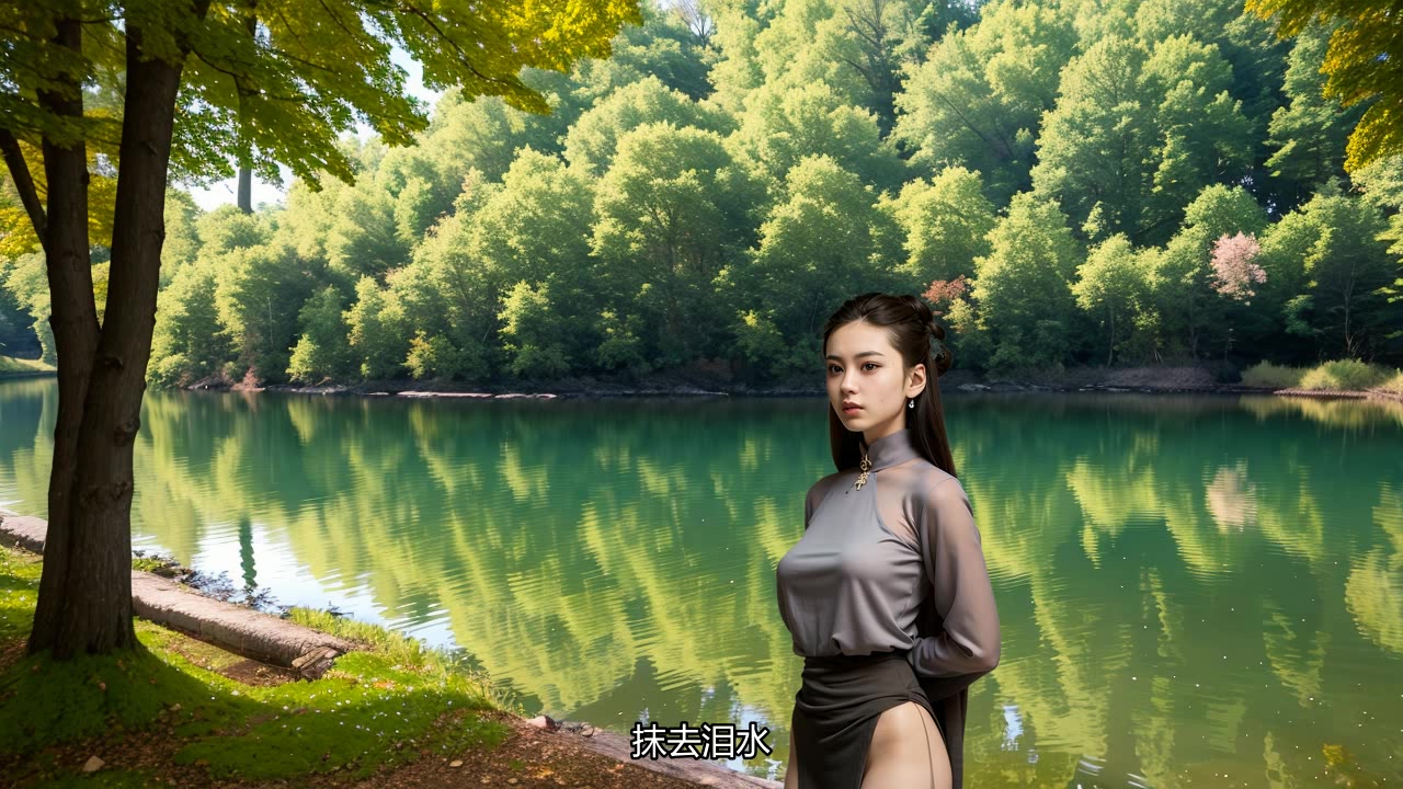 抹去泪水